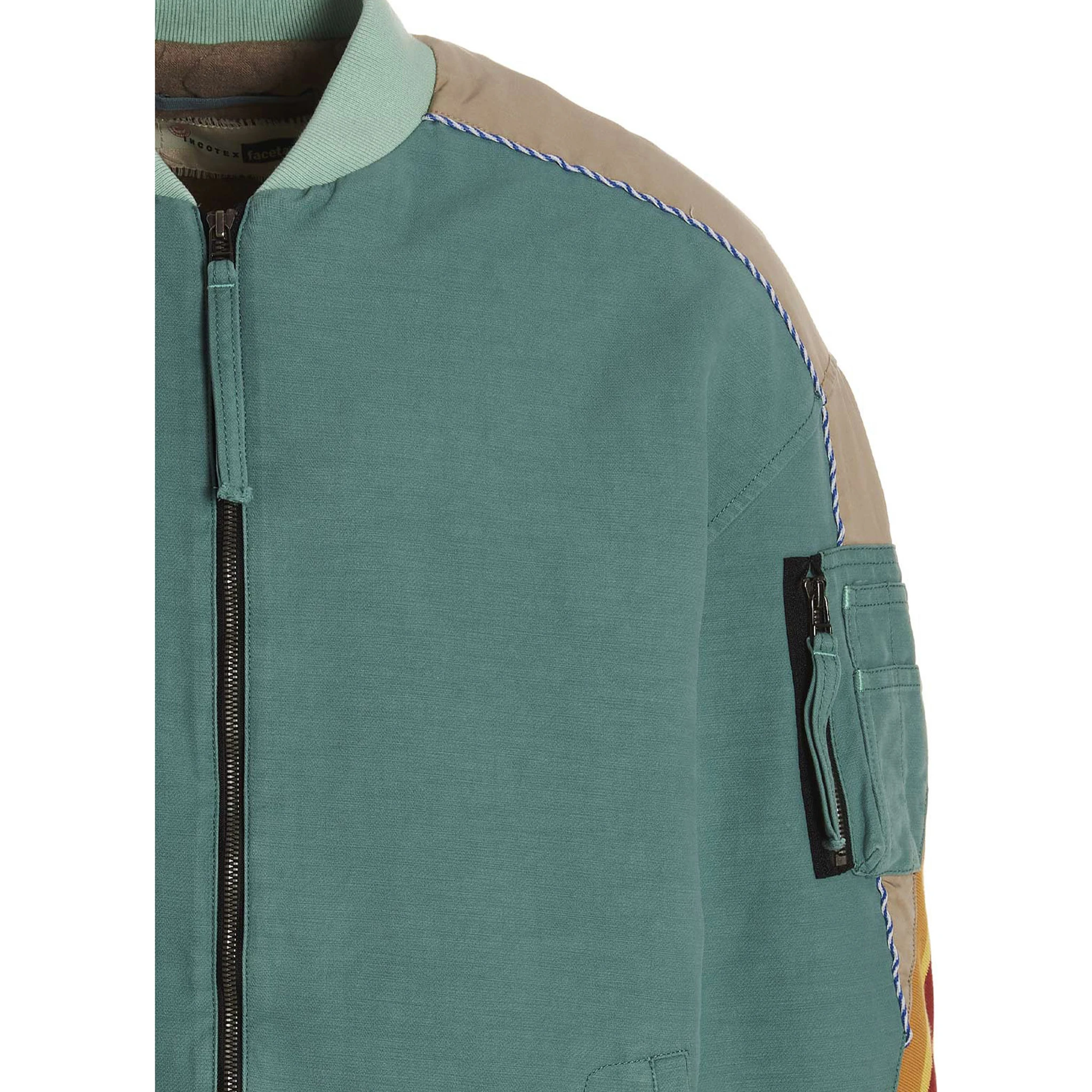 Blue Cotton Bomber