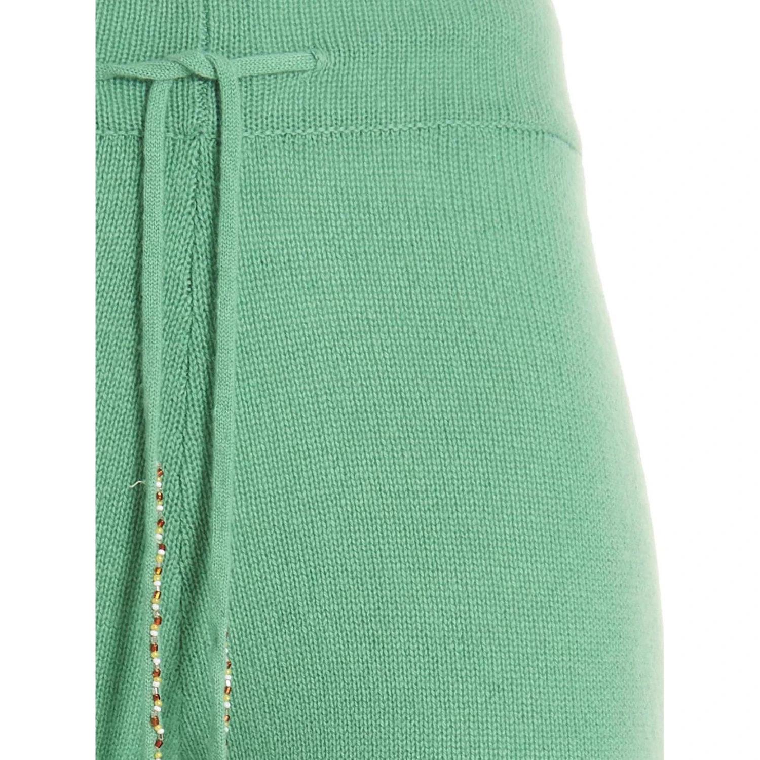 Bicolor Cashmere Casual Pants