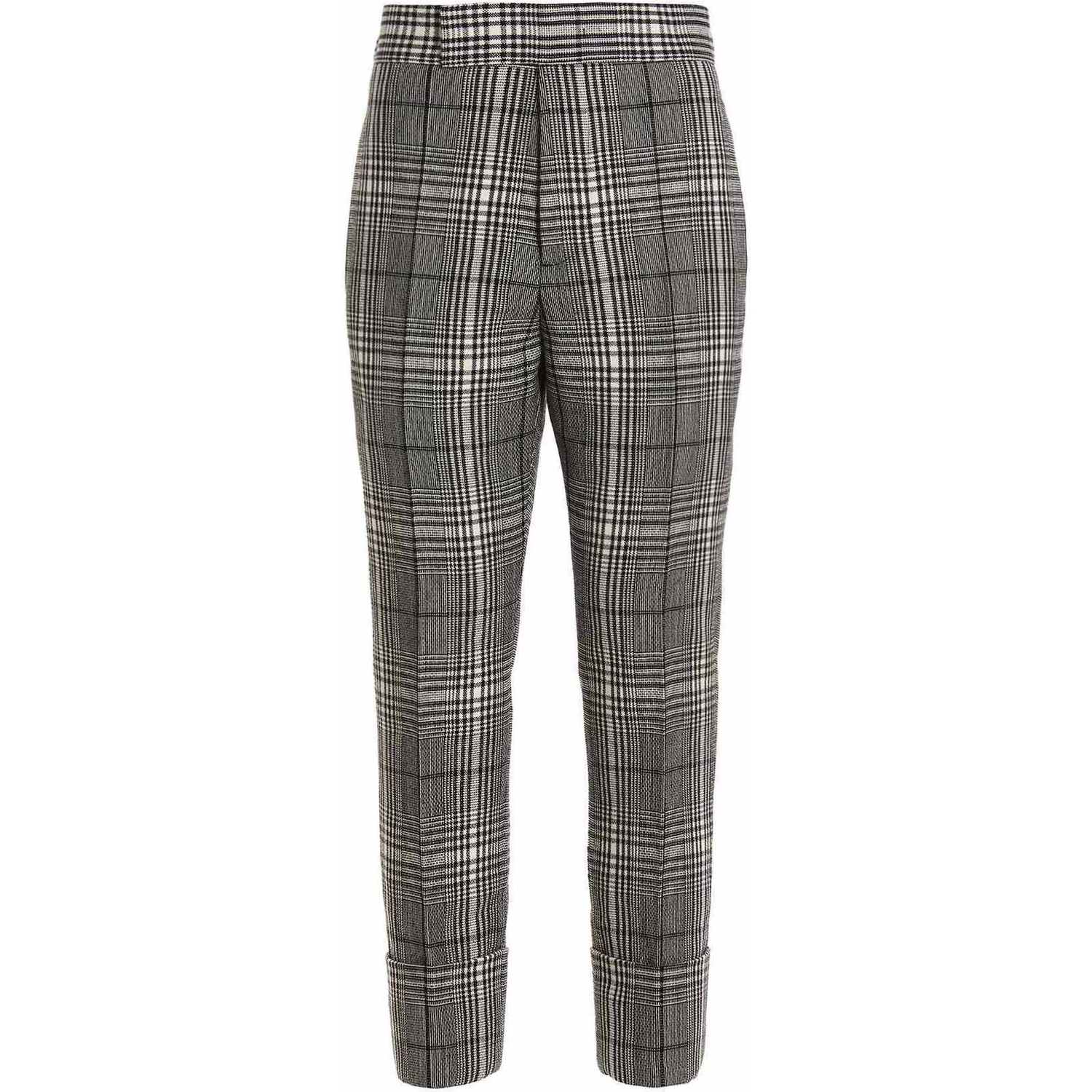 Bicolor Wool Dress Pants