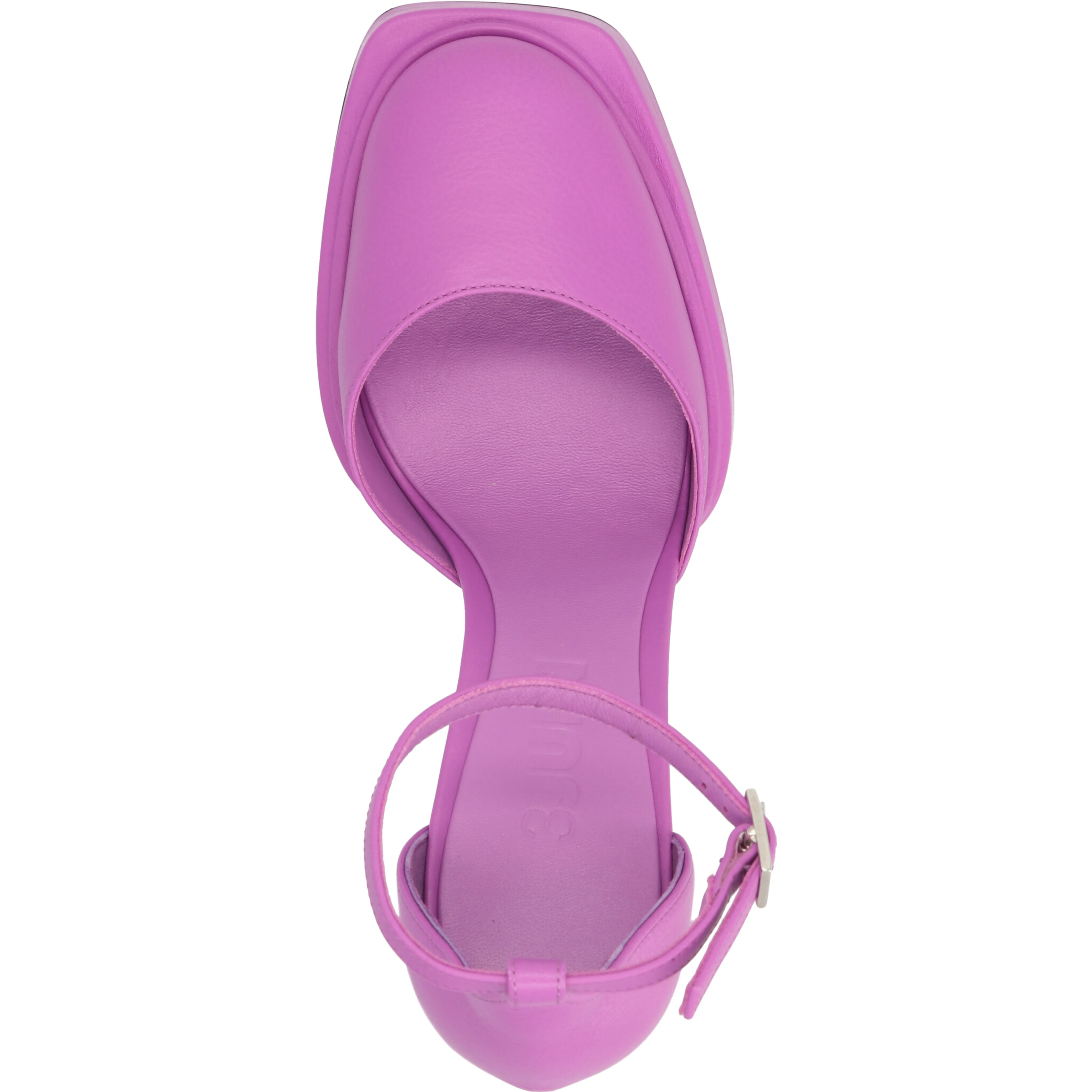 Purple Leather High Heel Pumps