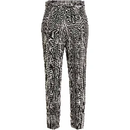 Bicolor Wool Dress Pants