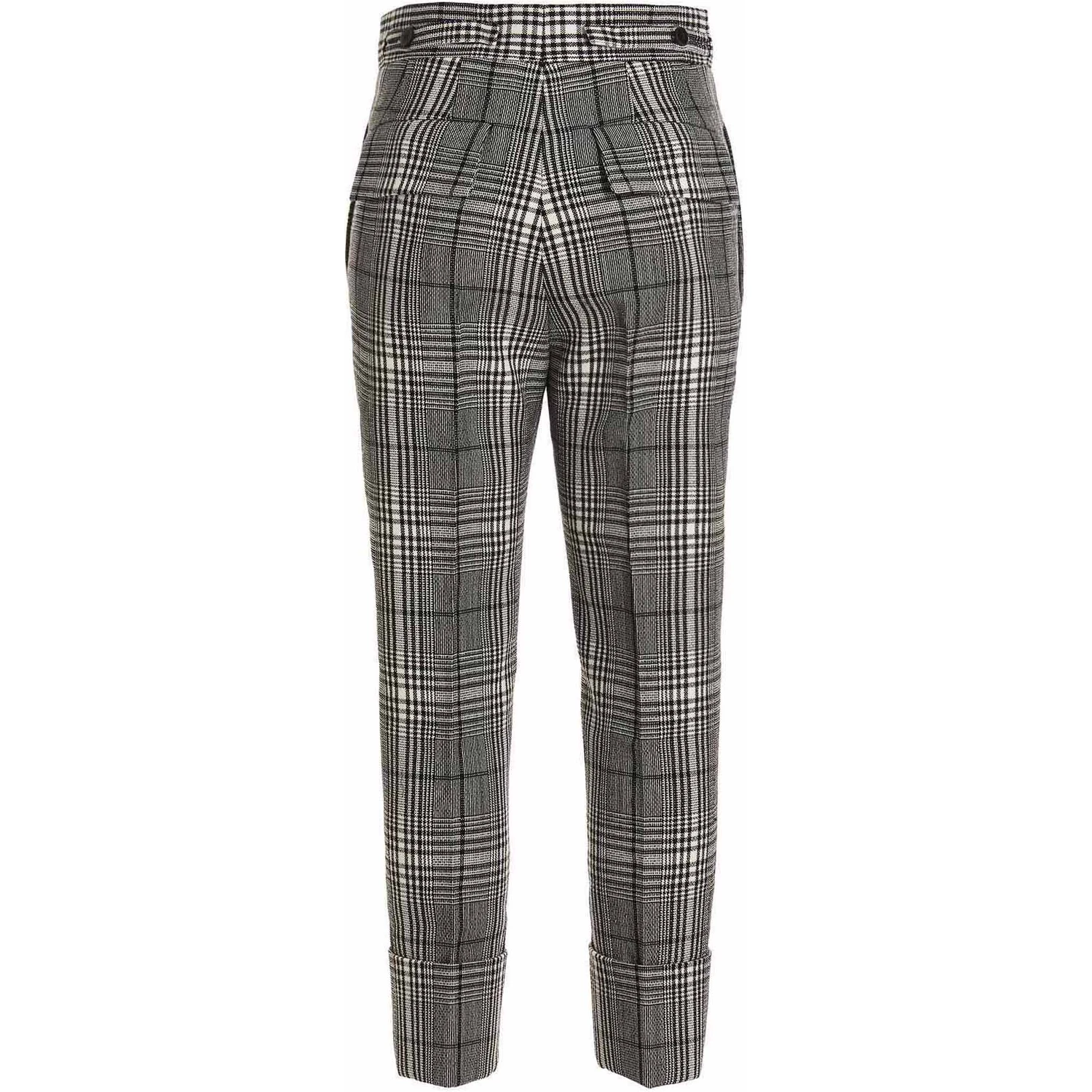 Bicolor Wool Dress Pants