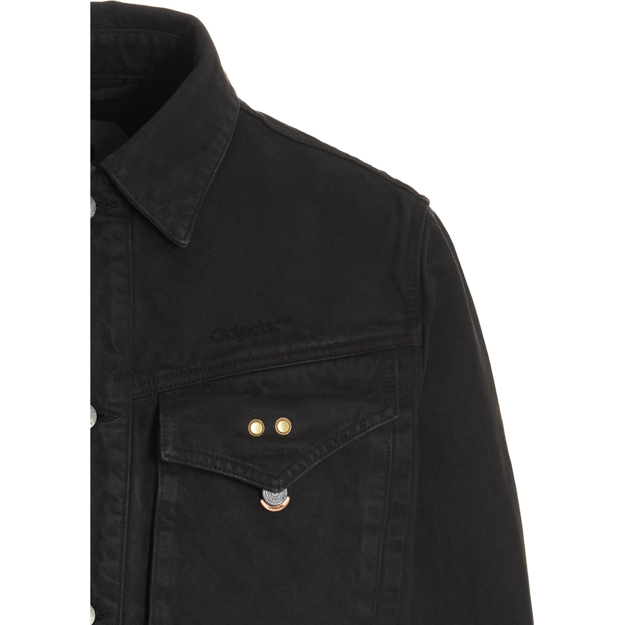 Gray Cotton Denim Jacket
