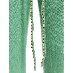 Bicolor Cashmere Casual Pants