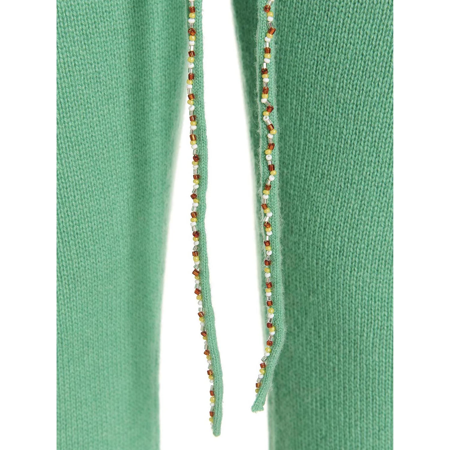Bicolor Cashmere Casual Pants