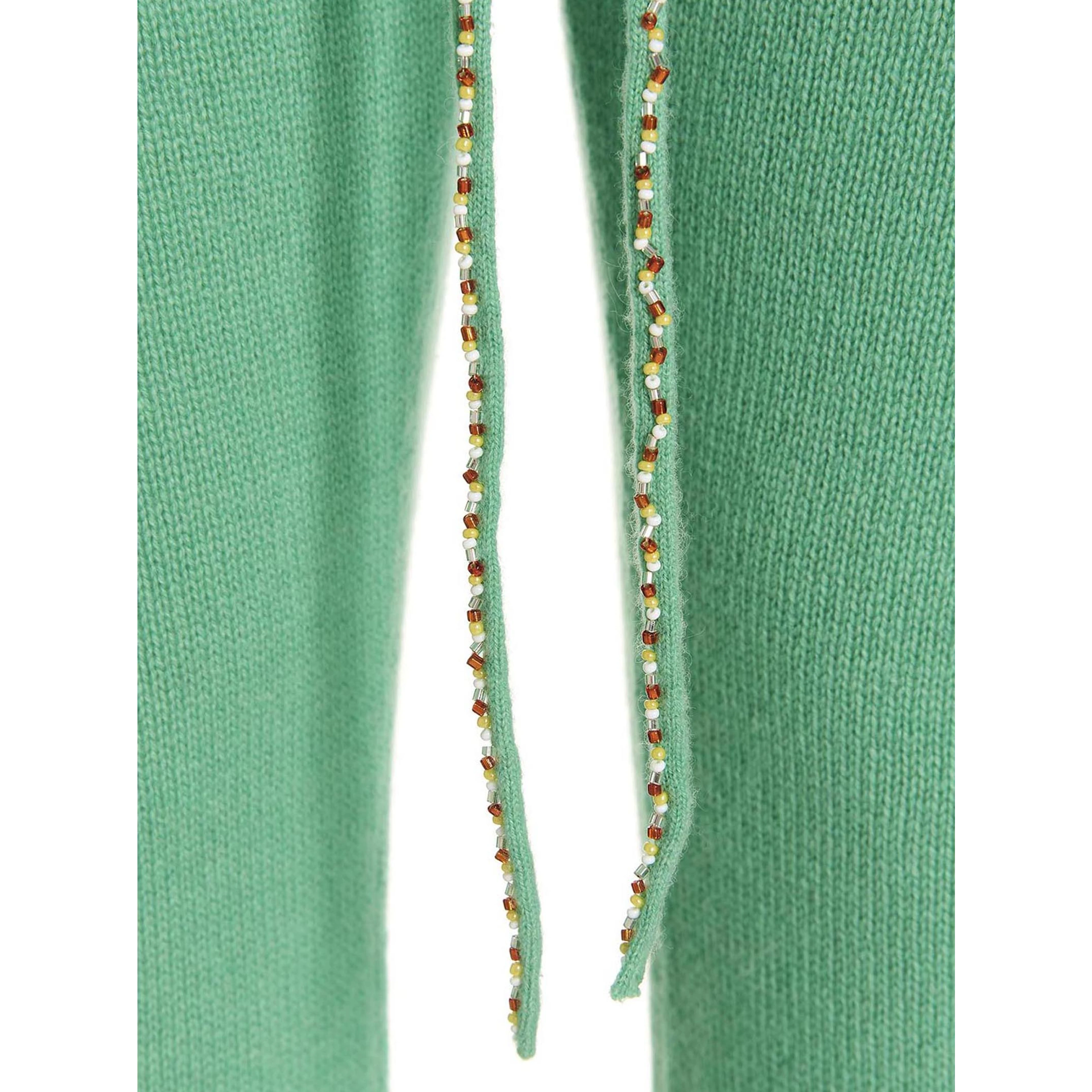 Bicolor Cashmere Casual Pants
