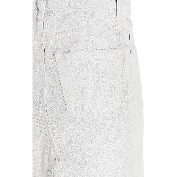 White Cotton Mini Skirt