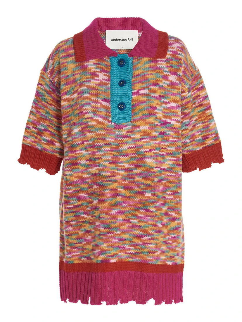 Multicolor Marabou Polo Shirt
