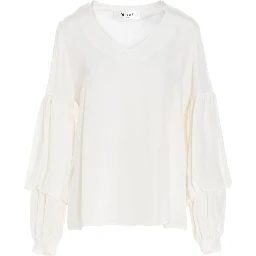 White Silk Blouse