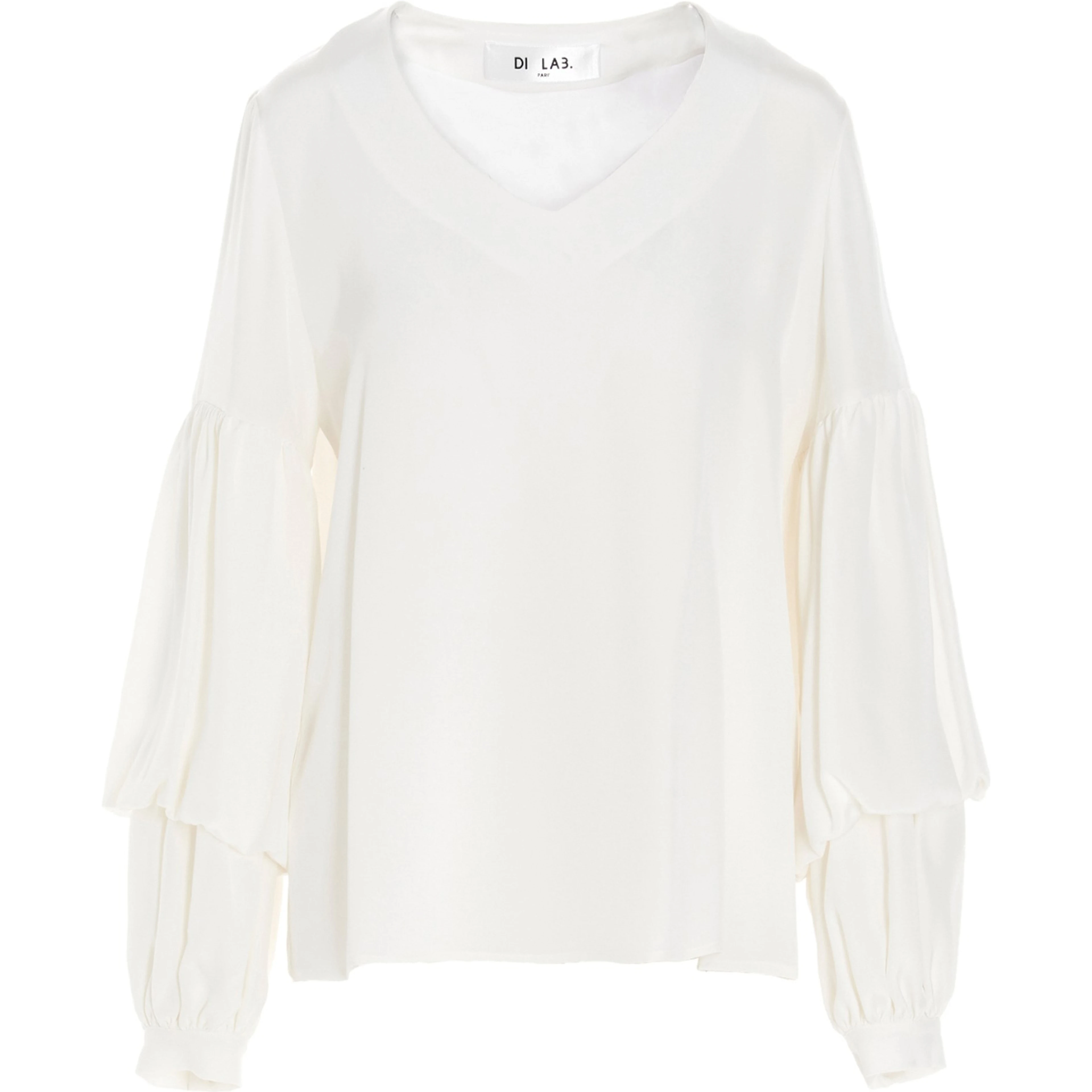 White Silk Blouse