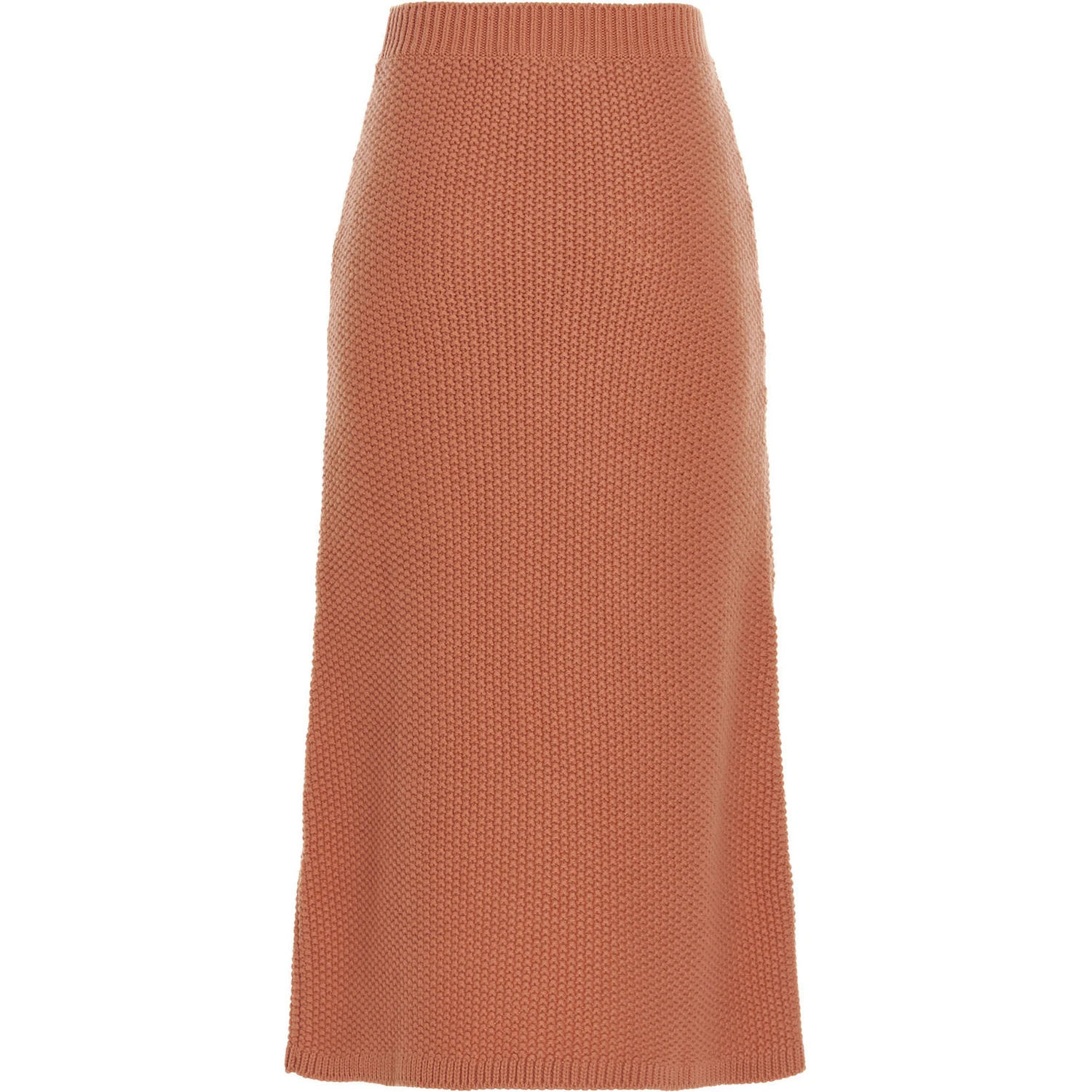 Orange Cashmere Mini Skirt