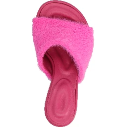 Fuchsia Polyamide Mules