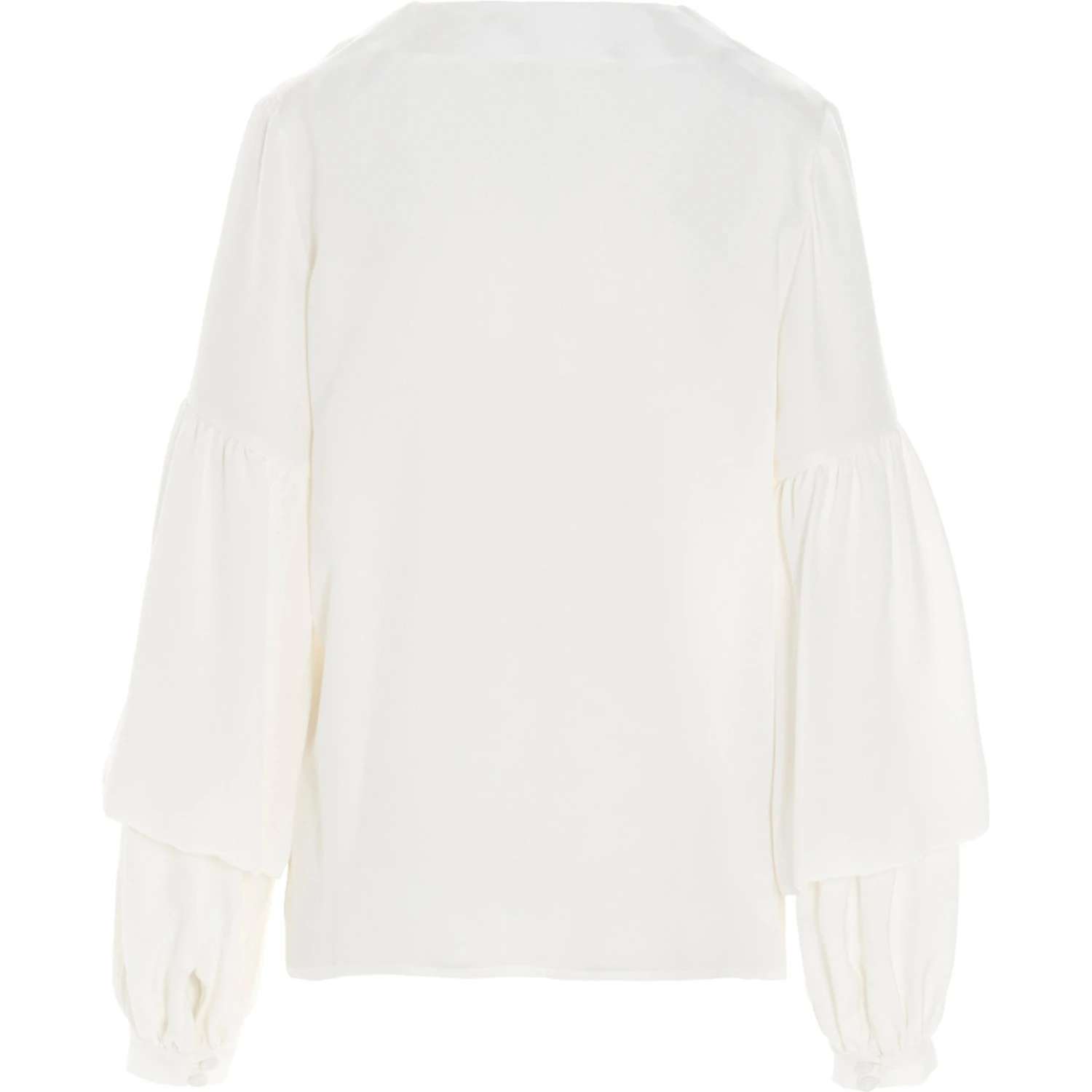 White Silk Blouse