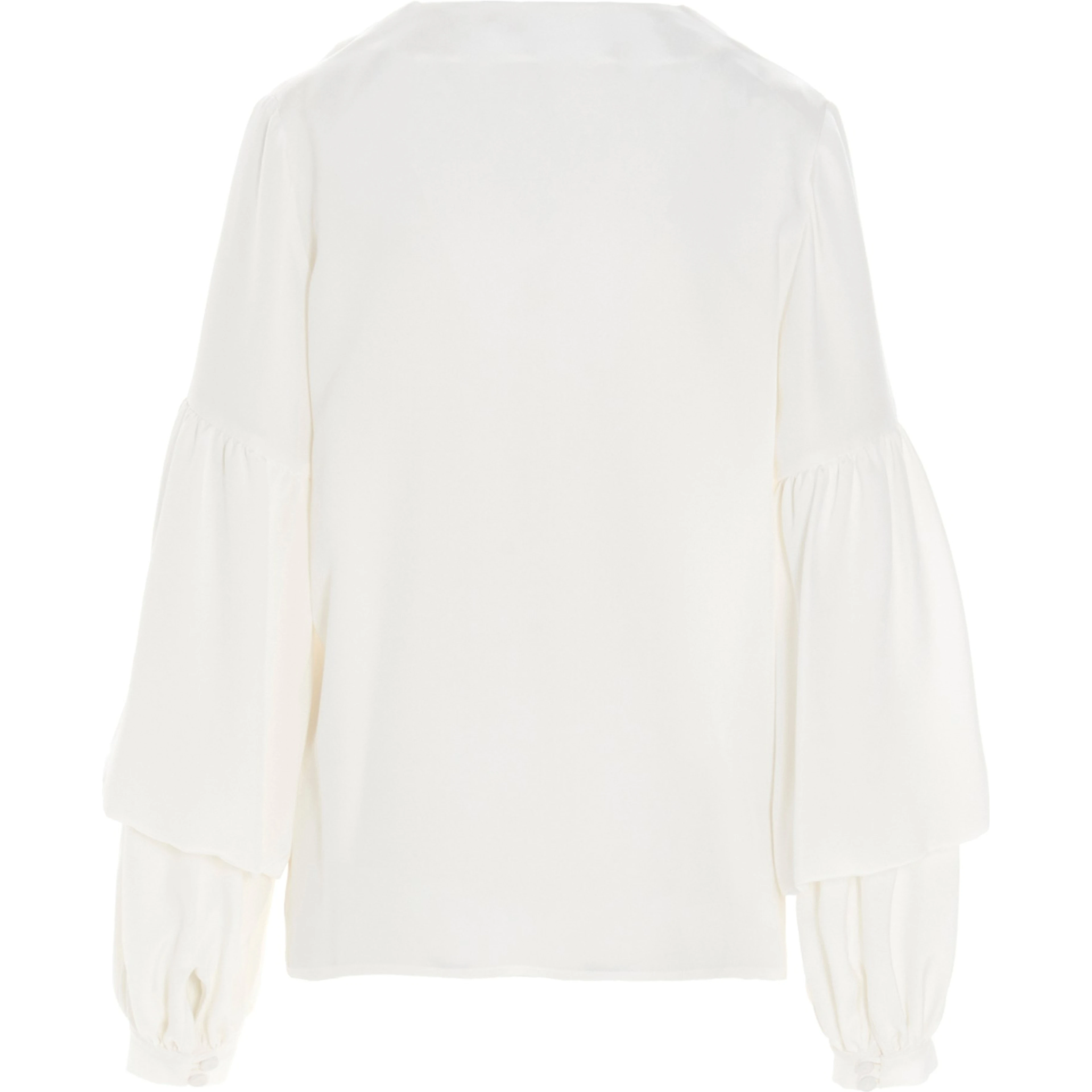 White Silk Blouse