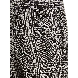 Bicolor Wool Dress Pants