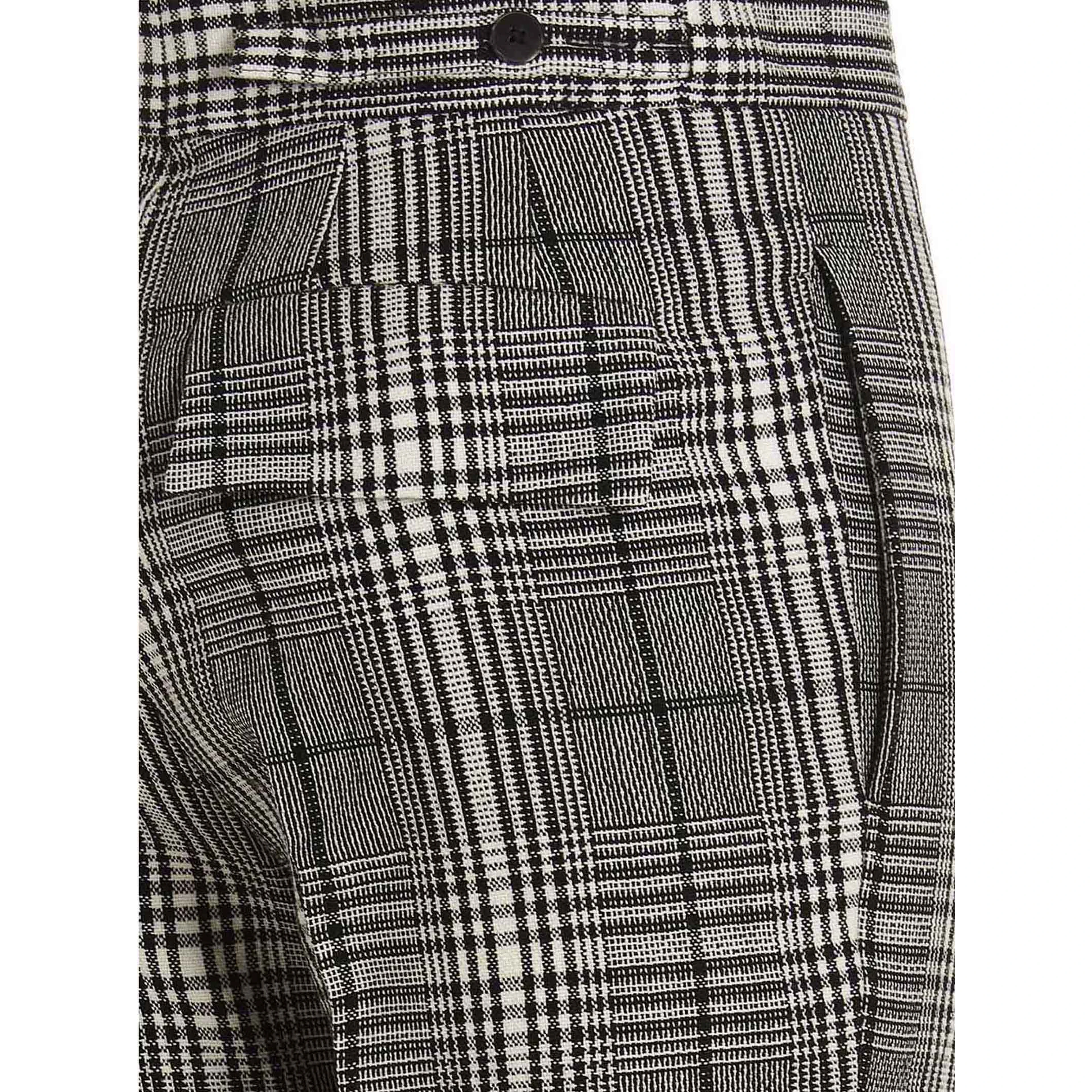 Bicolor Wool Dress Pants