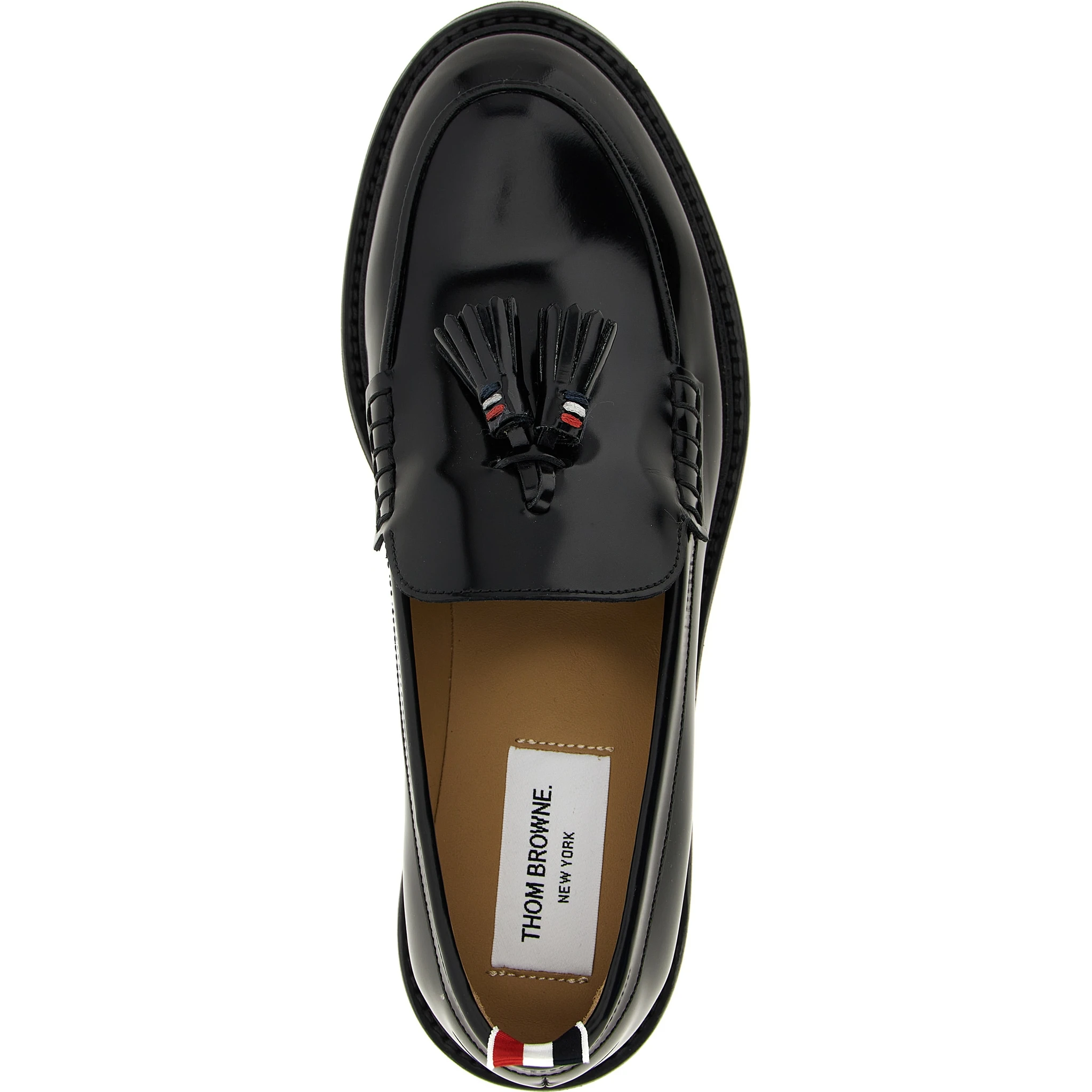 Black Calfskin Slip-On Loafers