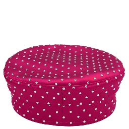 Fuchsia Satin Fatcap Hat