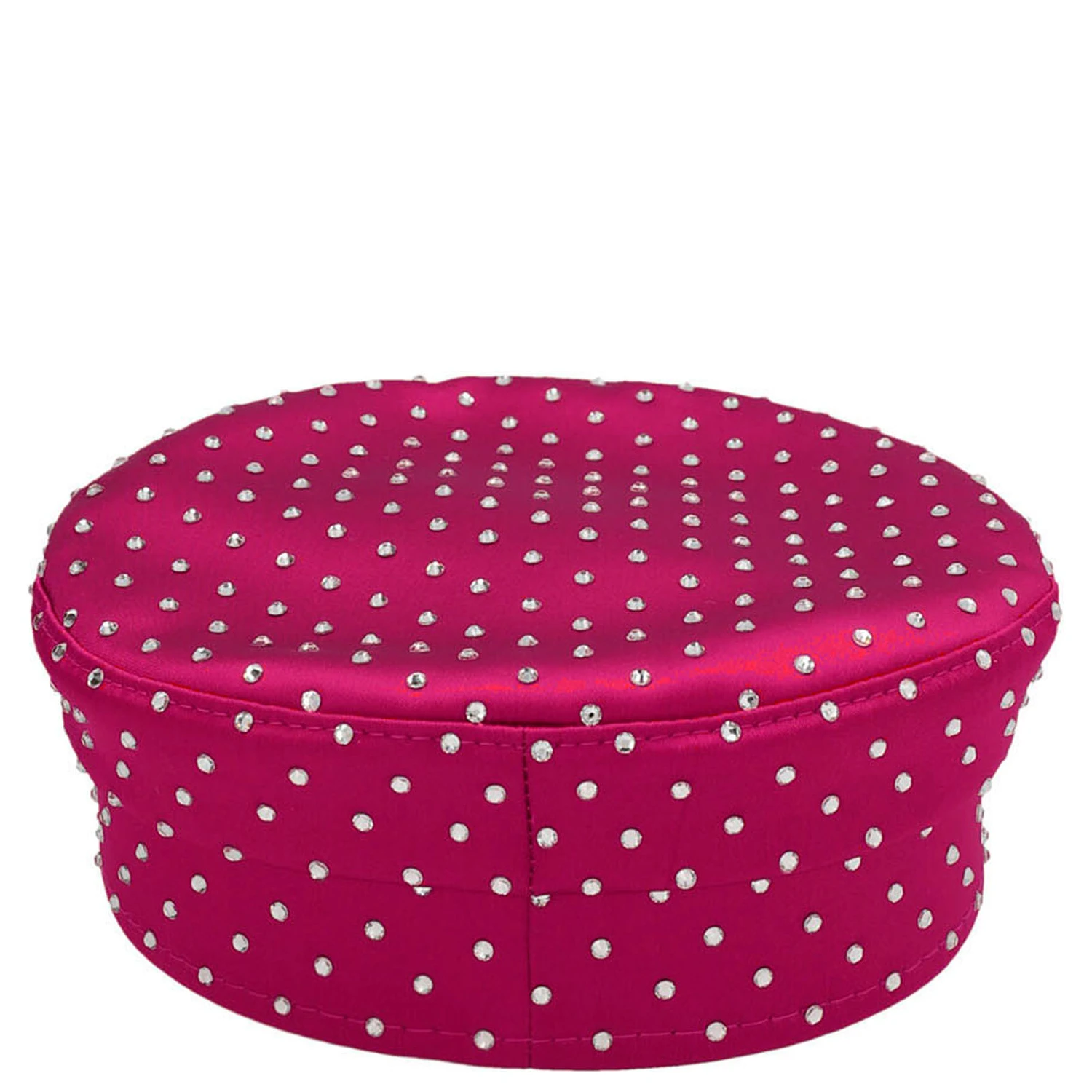 Fuchsia Satin Fatcap Hat