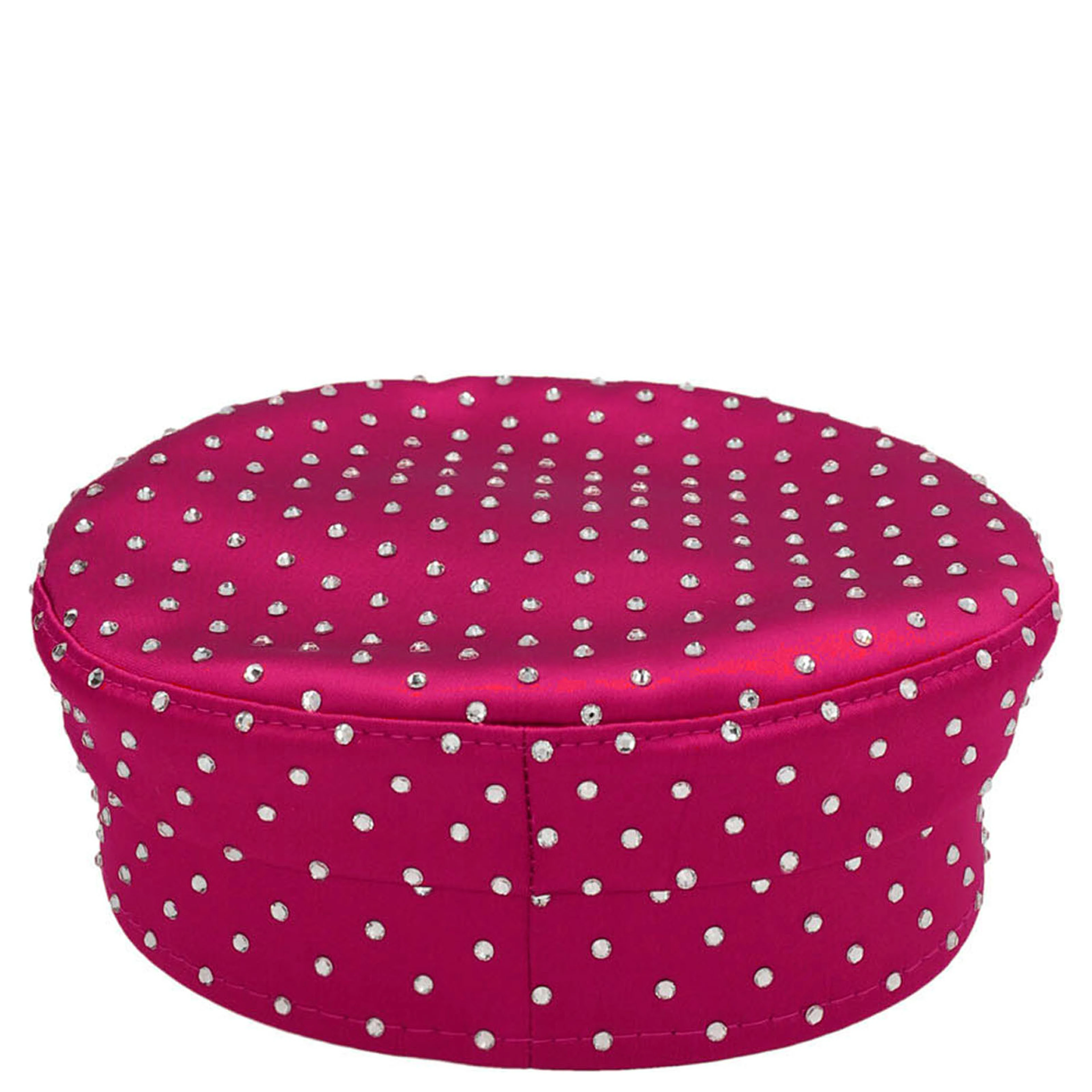 Fuchsia Satin Fatcap Hat