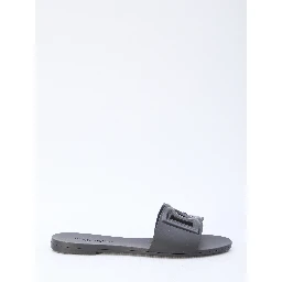 Rubber beachwear slides