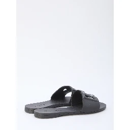 Rubber beachwear slides