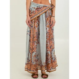 Aster scarf midi skirt