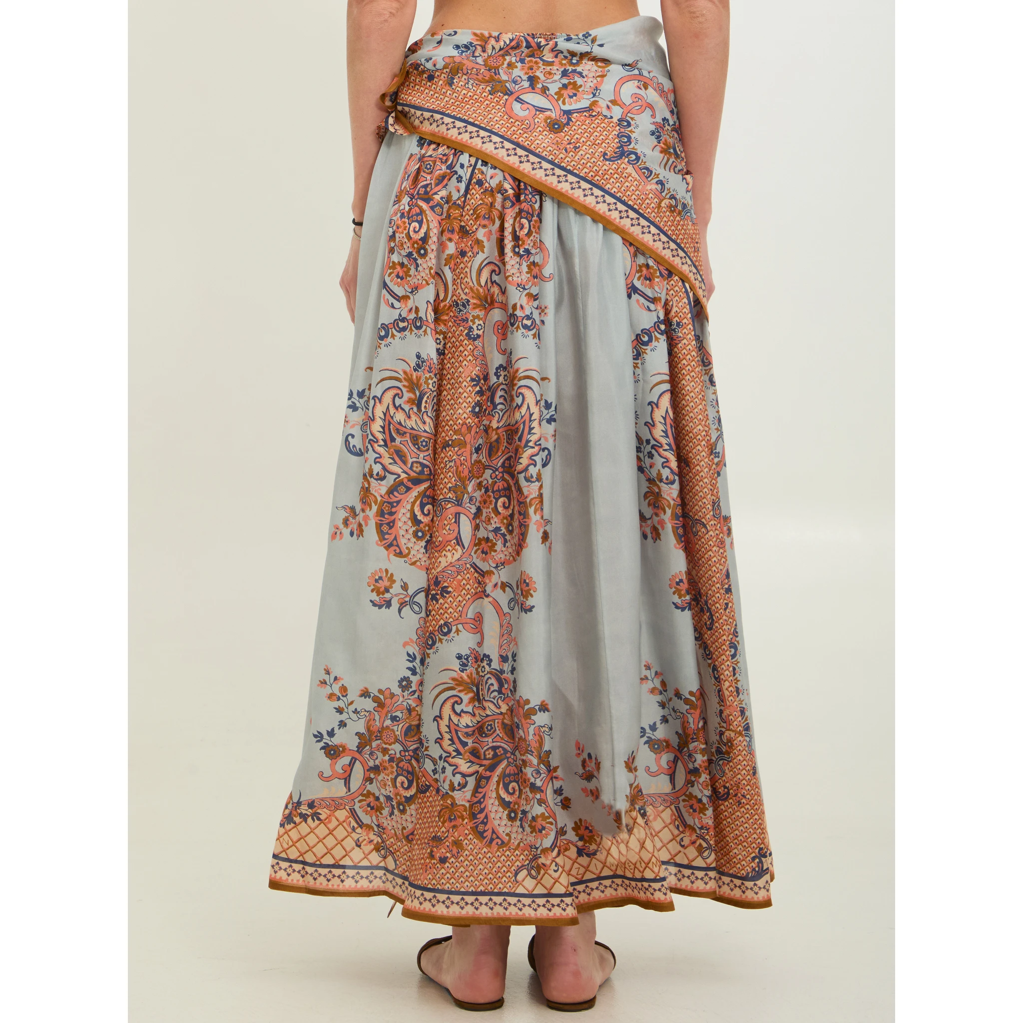 Aster scarf midi skirt