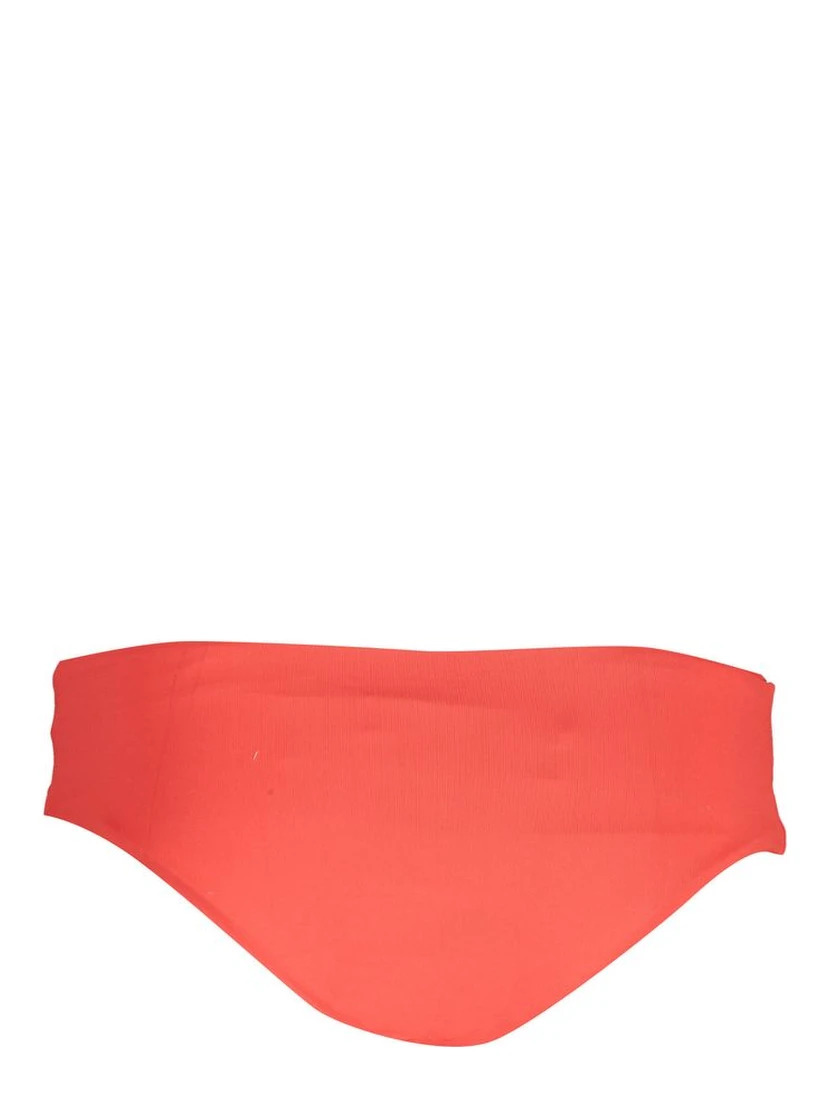 Red Polyamide Women's Swim Brief