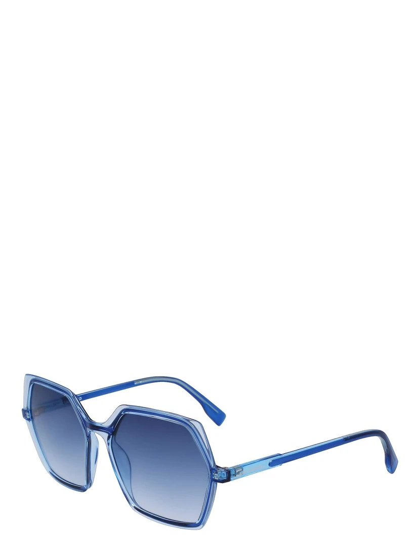 Blue Injected Sunglasses