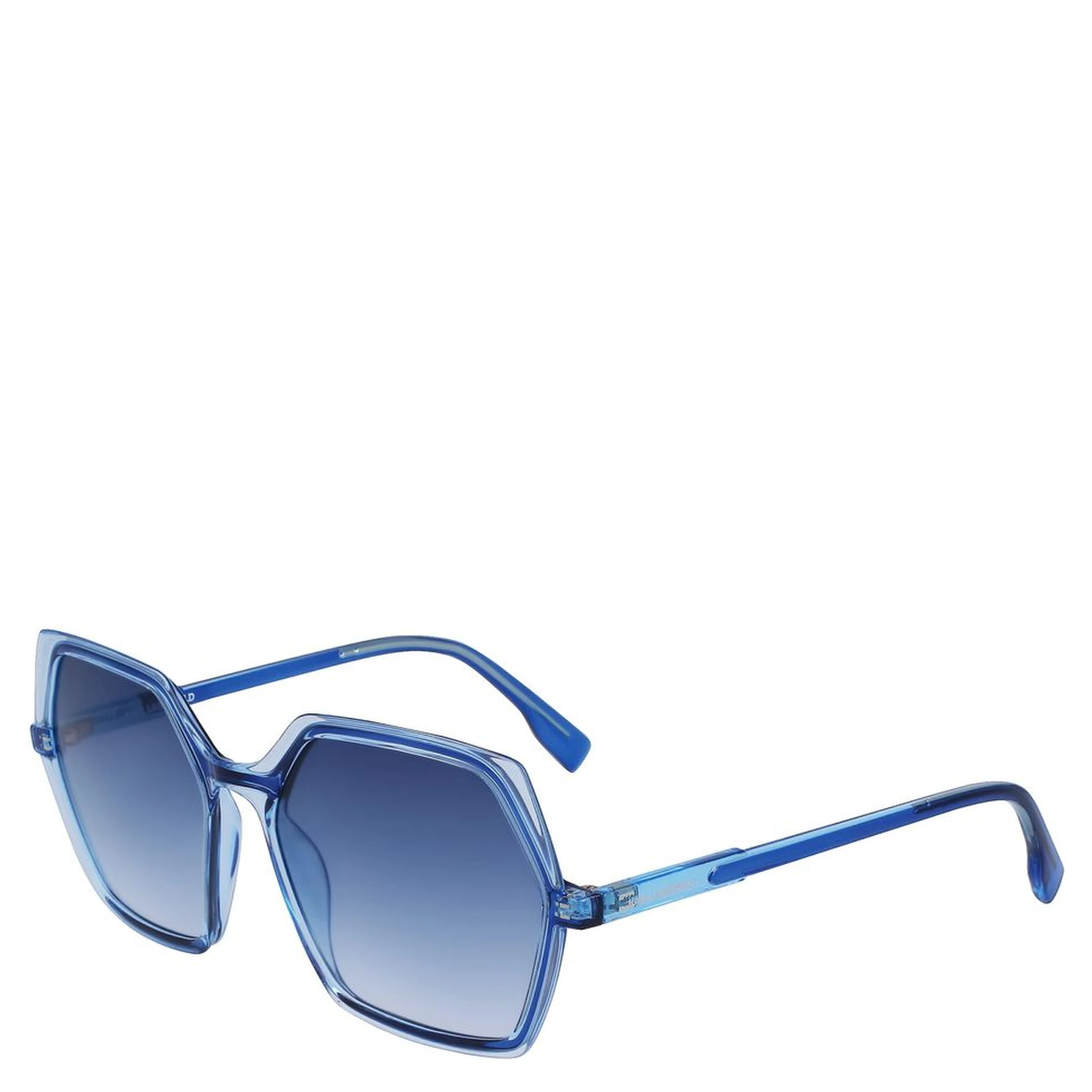 Blue Injected Sunglasses