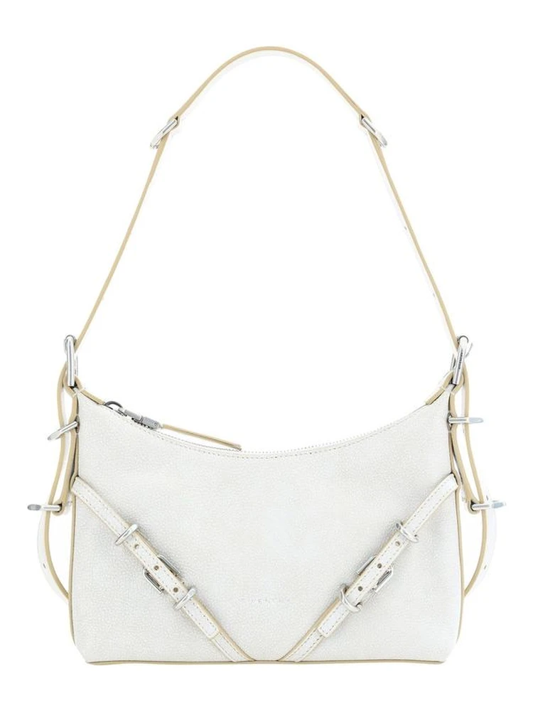 White Leather Shoulder Bag