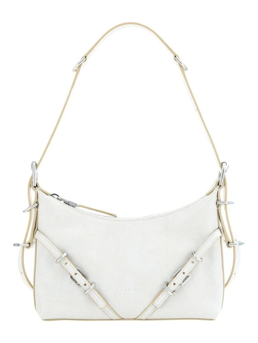 White Leather Shoulder Bag