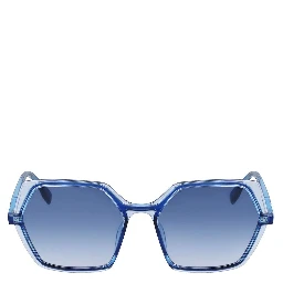 Blue Injected Sunglasses
