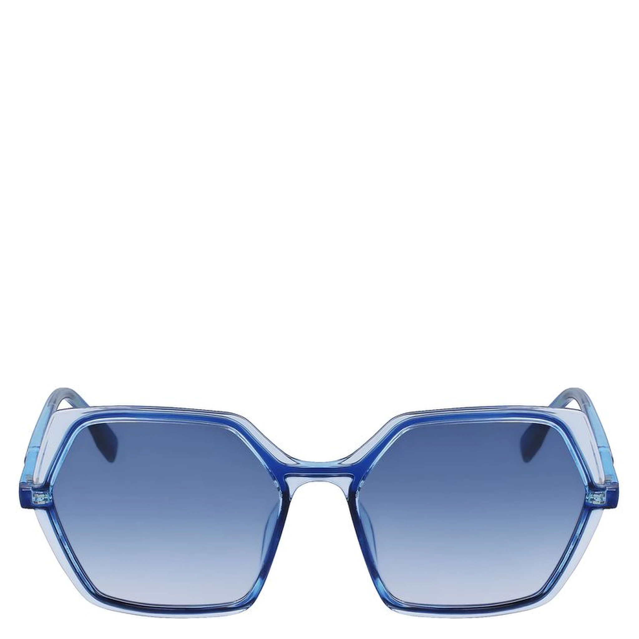 Blue Injected Sunglasses