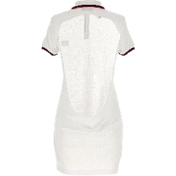 White Cotton Short Dress