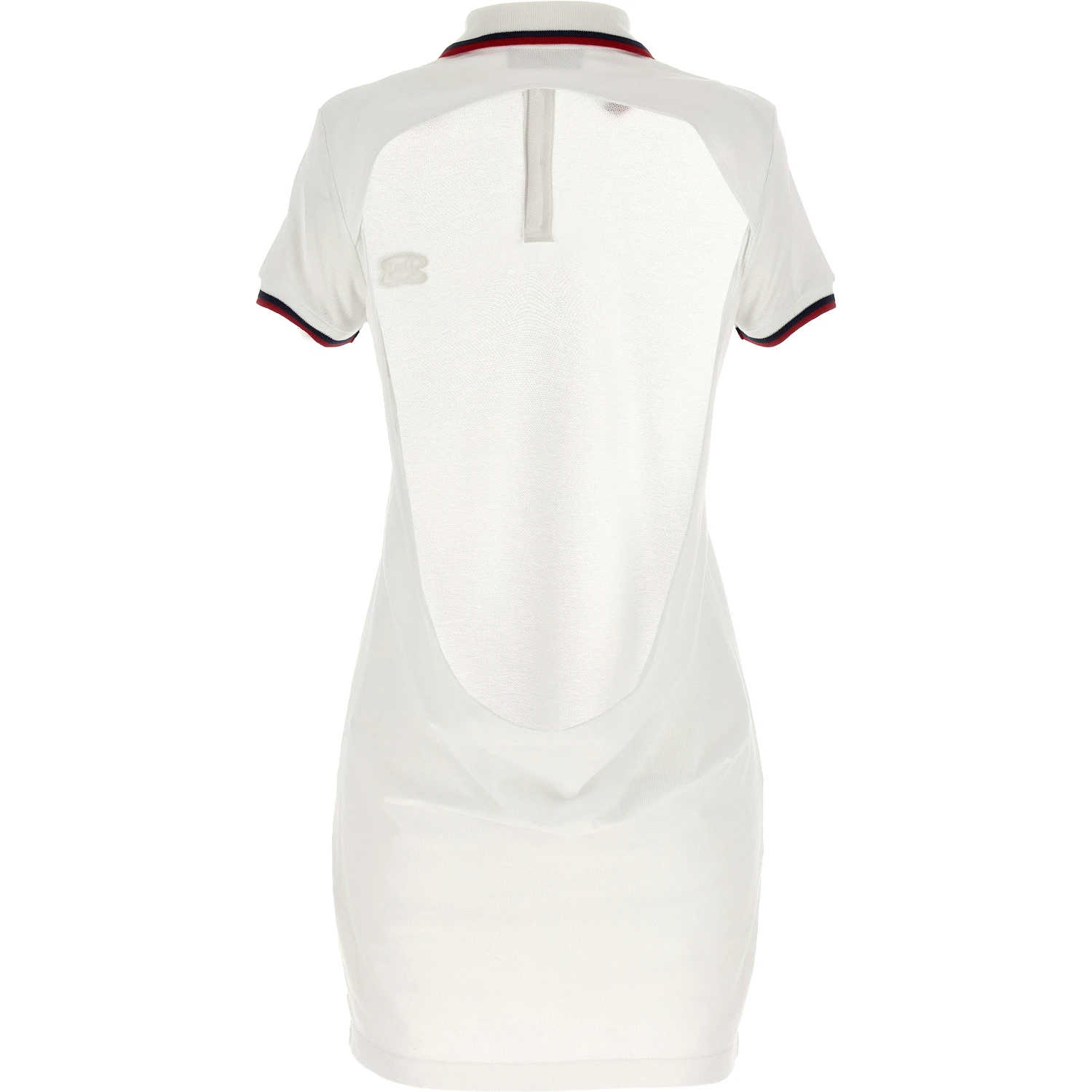 White Cotton Short Dress