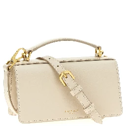 White Cowhide Handbag