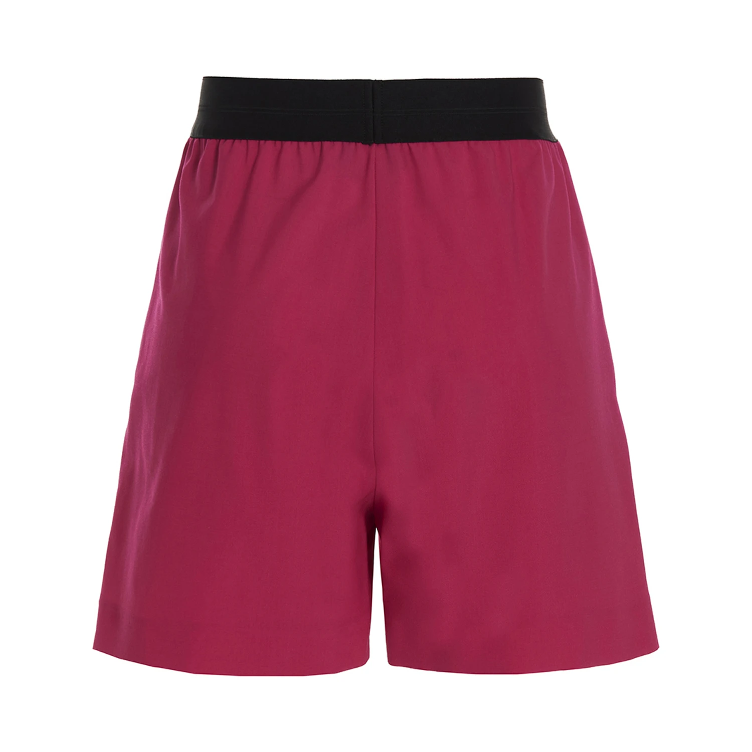 Fuchsia Virgin Wool Bermuda Shorts