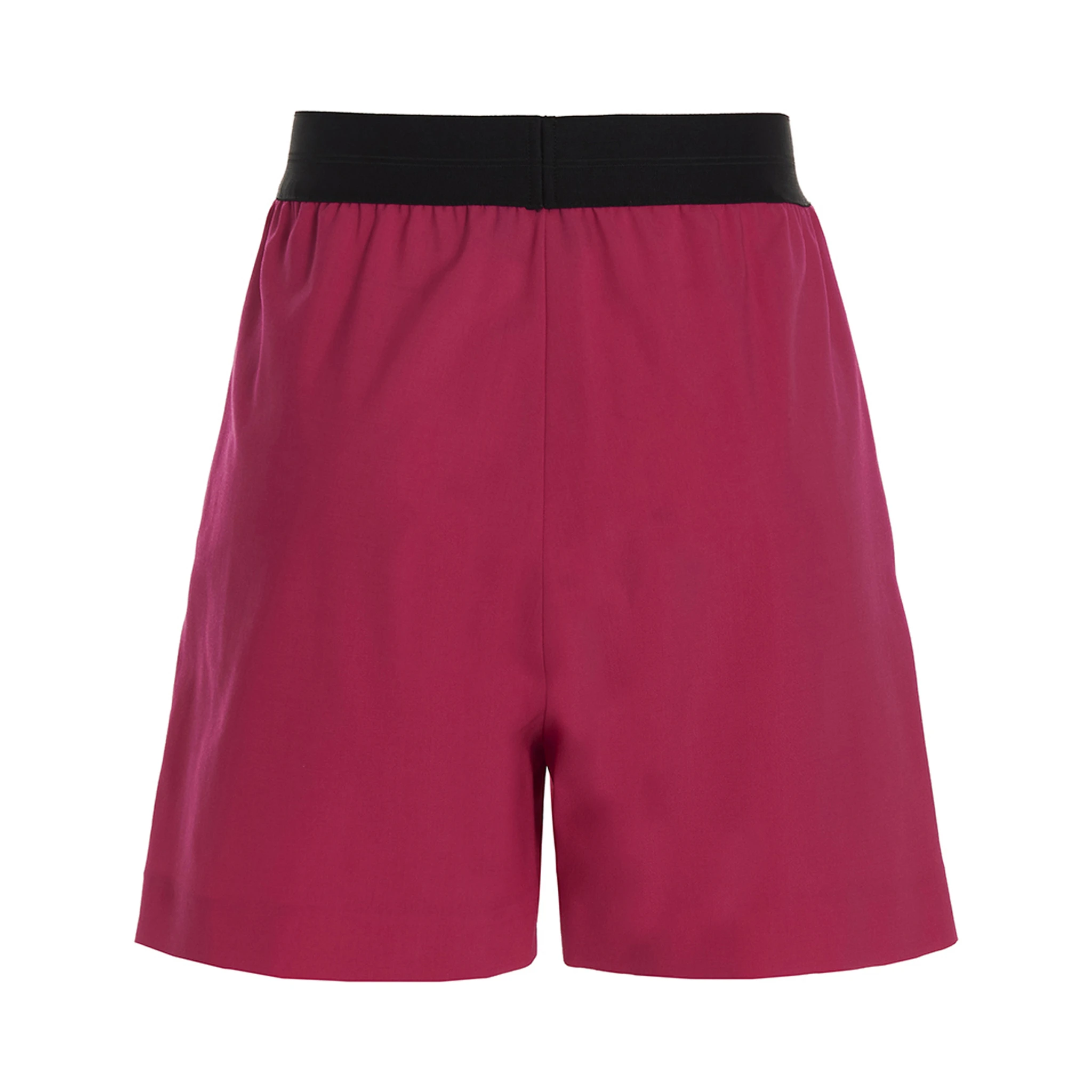 Fuchsia Virgin Wool Bermuda Shorts