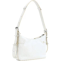 White Leather Shoulder Bag