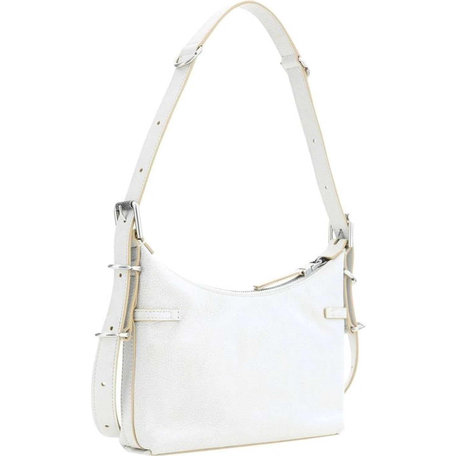 White Leather Shoulder Bag