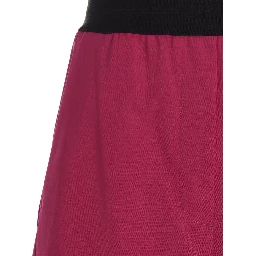 Fuchsia Virgin Wool Bermuda Shorts