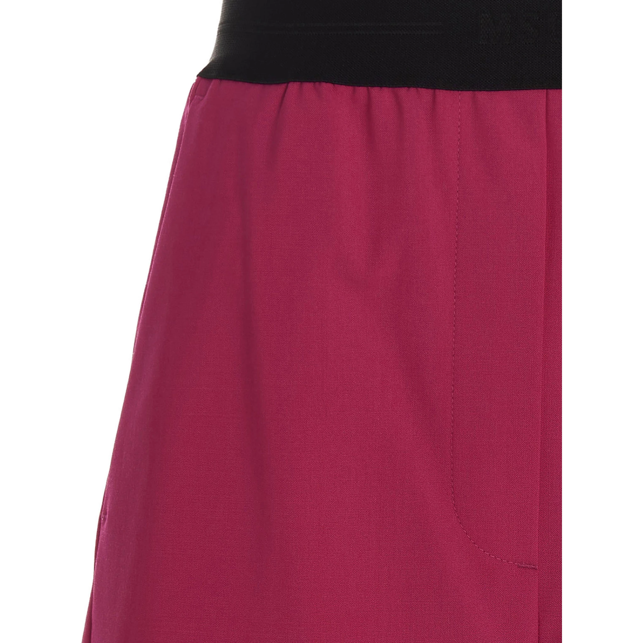 Fuchsia Virgin Wool Bermuda Shorts