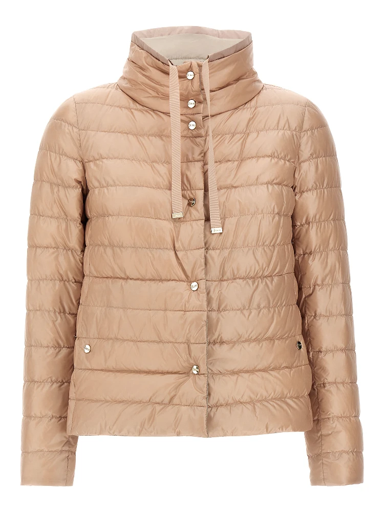 Multicolor Polyamide Full-Length Jacket