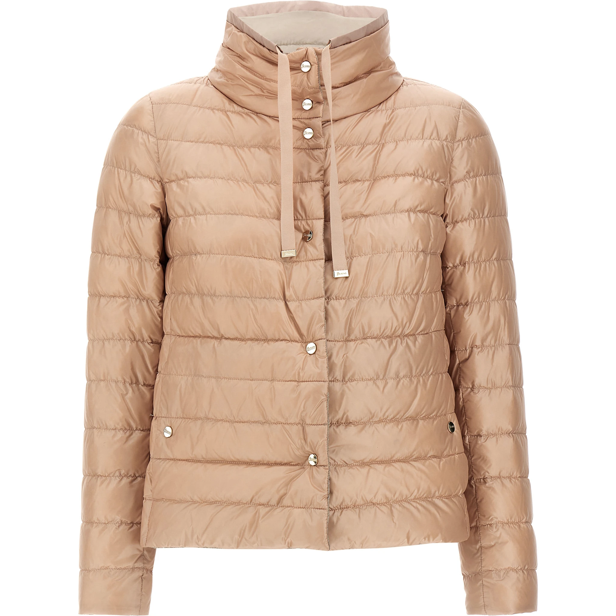 Multicolor Polyamide Full-Length Jacket