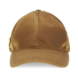 Beige Polyamide Cap (Baseball Hat)