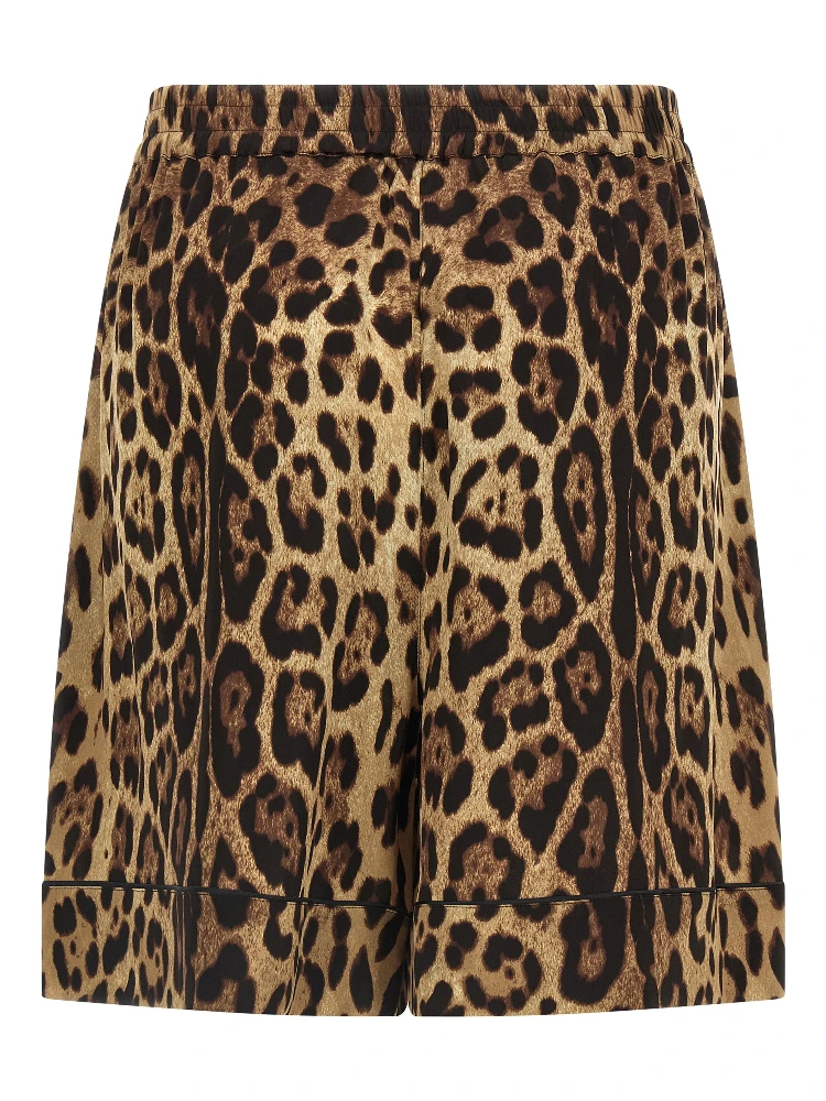 Brown Silk Bermuda Shorts alternative