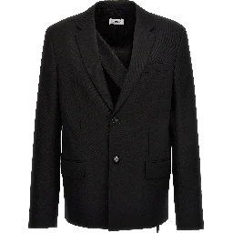 Black Wool Blazer