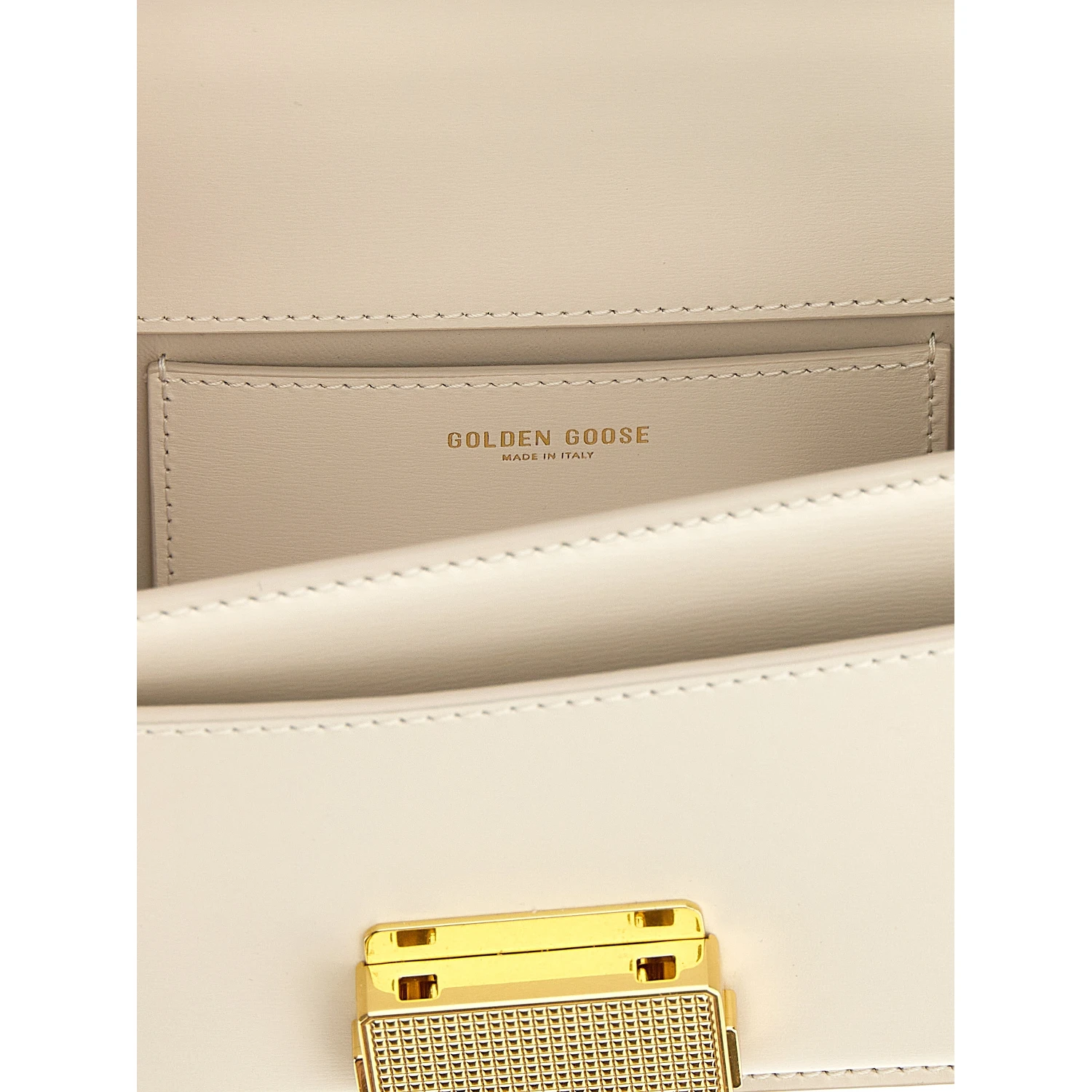White Cowhide Handbag